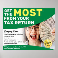 Tax Preparation (Preparer) Refund Flyer