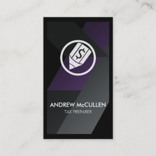 Tax Preparer Taxation Business Card