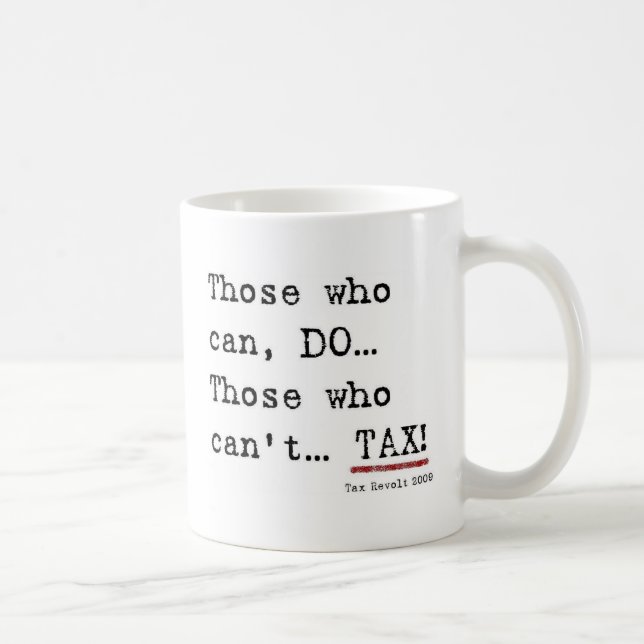 Tax Revolt 2009 Coffee Mug (Right)
