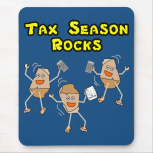 Tax Season Rocks Mouse Pad
