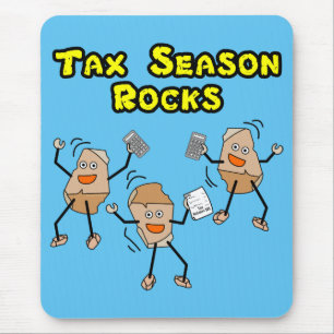 Tax Season Rocks Mouse Pad