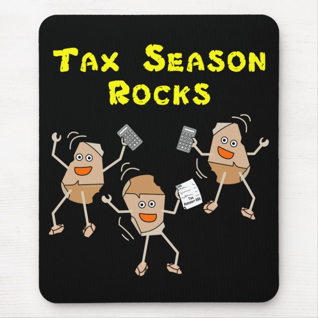 Tax Season Rocks Mouse Pad (Front)