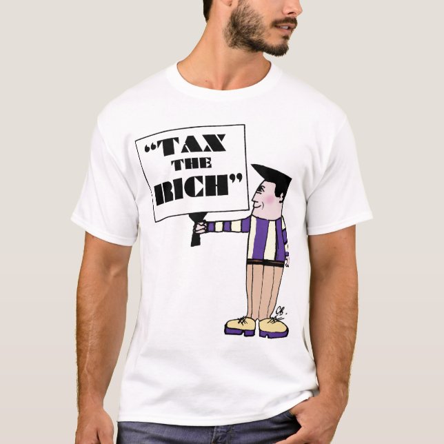 "Tax The Rich" (Mens T) T-Shirt (Front)