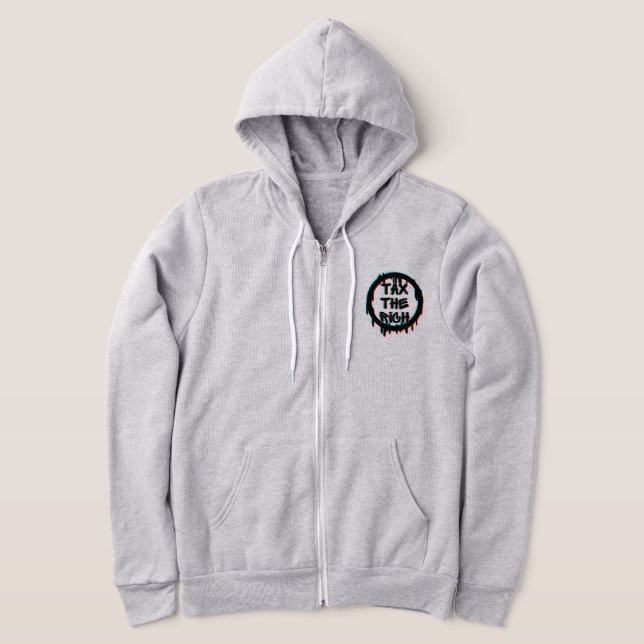 Tax The Rich Original Hoodie (Laydown)