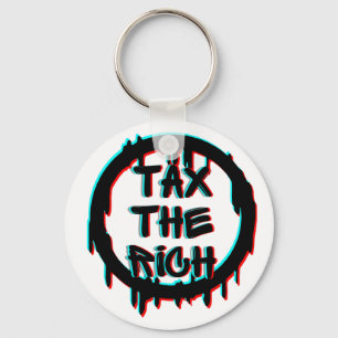 Tax The Rich Original Key Ring
