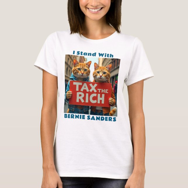 Tax The Rich political T-Shirt (Front)