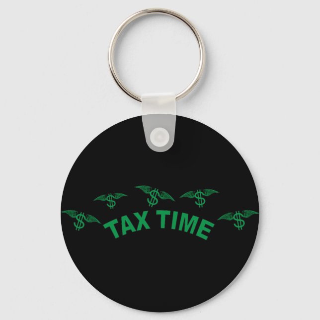 Tax Time Key Ring (Front)