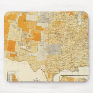 Taxation per capita, counties mouse pad