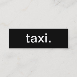 Taxi Business Card