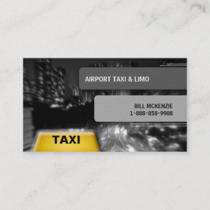 Taxi Business Card Cab 2
