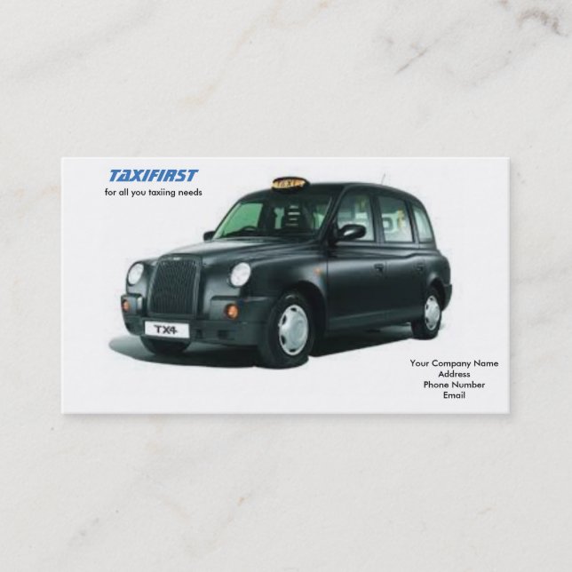 Taxi Business Cards (Front)