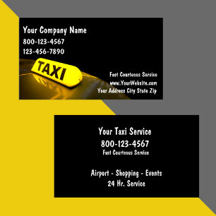 Taxi Business Cards