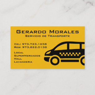Taxi Business Cards