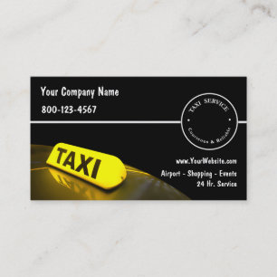 Taxi Business Cards New
