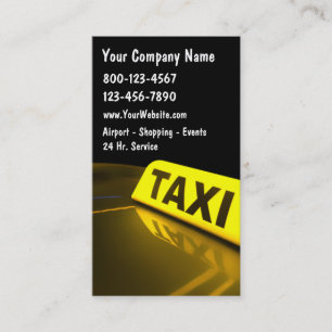 Taxi Business Cards New