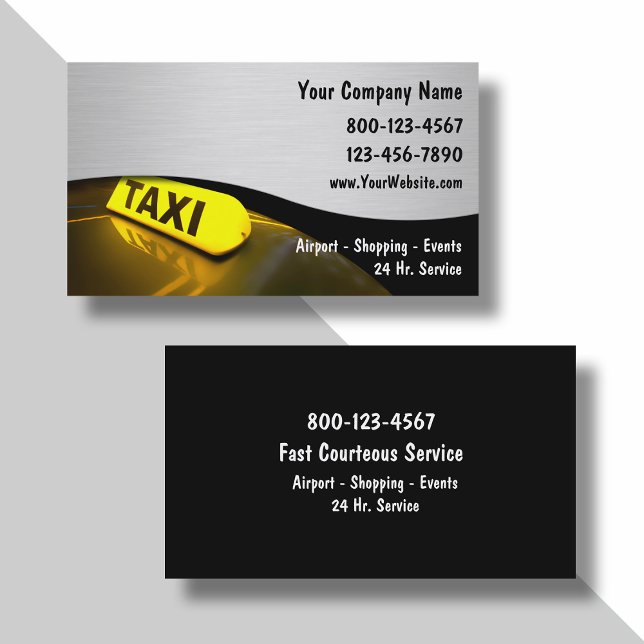 Taxi Business Cards New (Creator Uploaded)