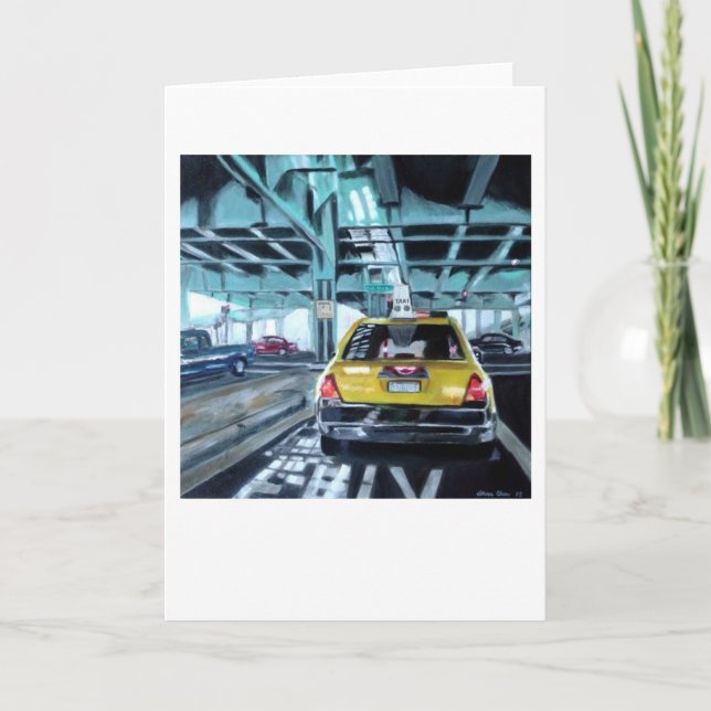 "Taxi" by Trina Chow Card (Front)