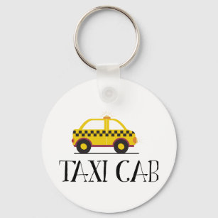 Taxi Cab Key Ring