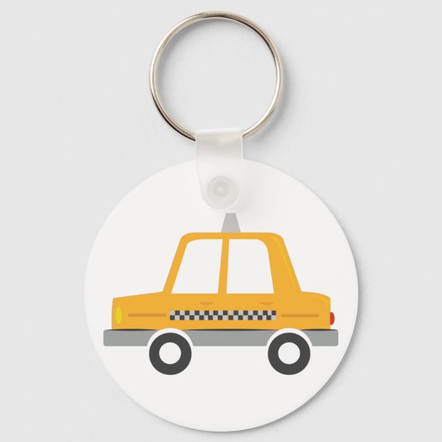 Taxi Cab Key Ring (Front)