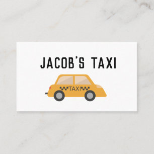 TAXI CAB Personalised Business Cards