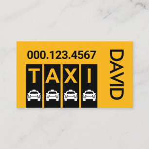 Taxi Car Route Transport Layers Business Card