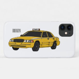 Taxi cartoon illustration Case-Mate iPhone case