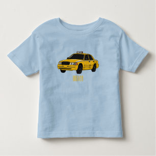 Taxi cartoon illustration toddler T-Shirt