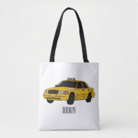 Taxi cartoon illustration