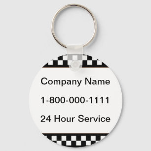 Taxi Company Keychain