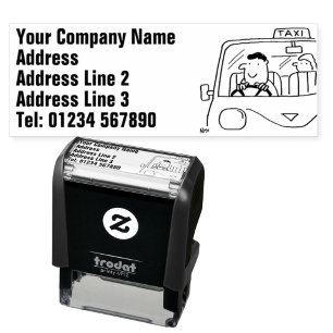 Taxi Driver Self-inking Stamp