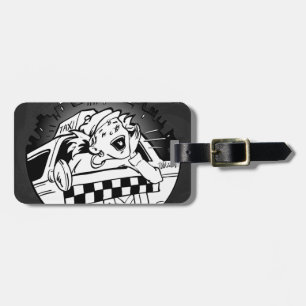 Taxi Girl Luggage Tag
