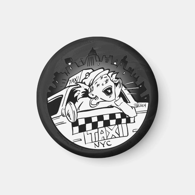 Taxi Girl Magnet (Front)