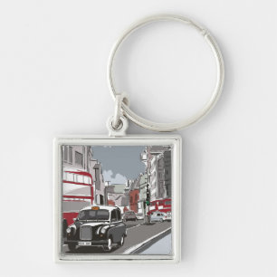 Taxi in London Key Ring