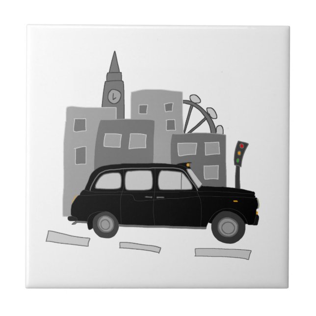 Taxi Scene Tile (Front)