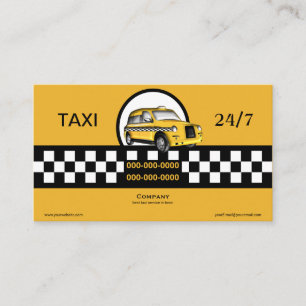 Taxi Service Business Card