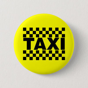 Taxi  Taxi Cab Hire Job 6 Cm Round Badge