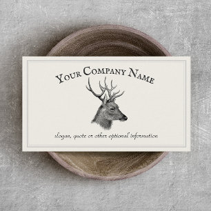 Taxidermist  Deer Hard Business Card