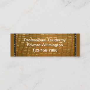 Taxidermy Business Cards