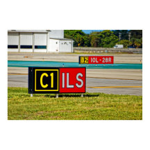 Taxiway and runway sings