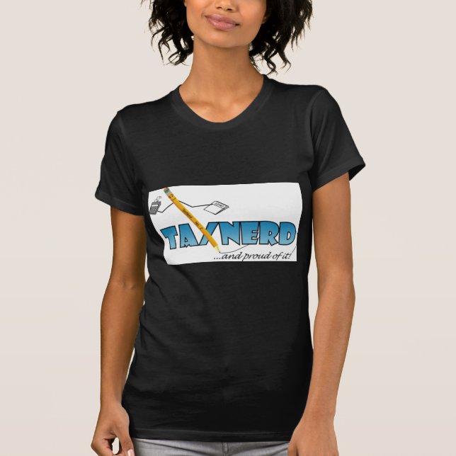 TaxNerd Ladies Basic T-Shirt (Front)