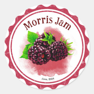 Tayberry Jam label