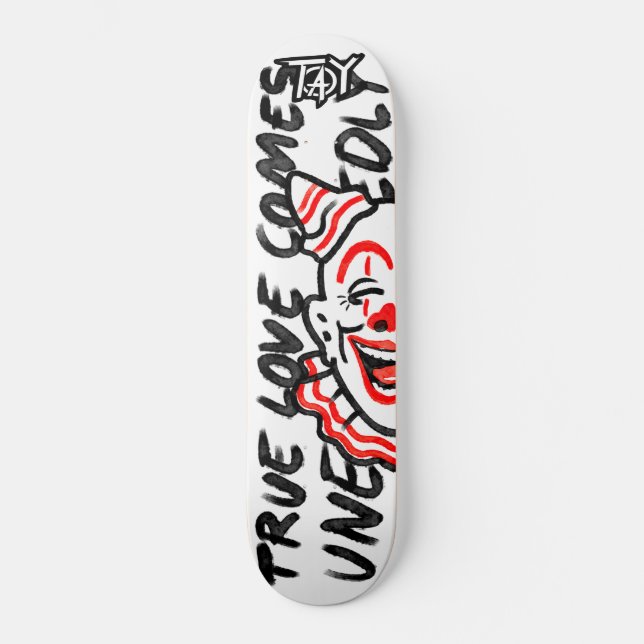 Taydam male Clown Skateboard (Front)