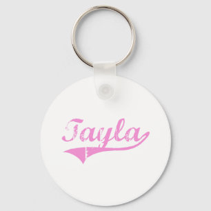 Tayla Classic Style Name Key Ring