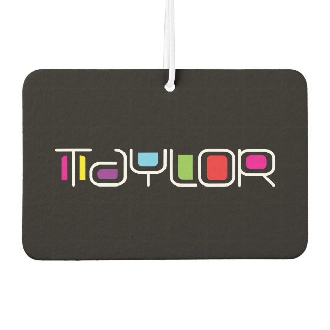 Taylor Contempo Glo-Colours Car Air Freshener (Front)