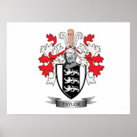 Taylor Family Crest Coat of Arms