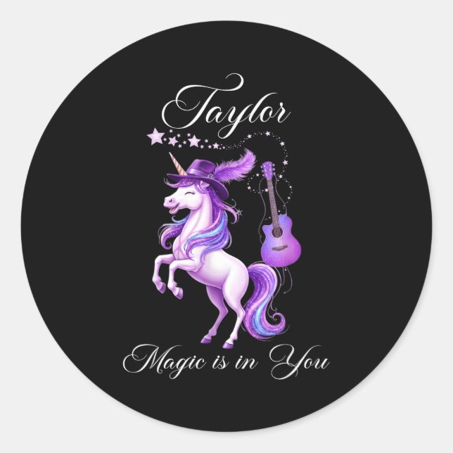 Taylor Gift - Taylor Shirt  Classic Round Sticker (Front)