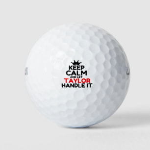 TAYLOR GOLF BALLS