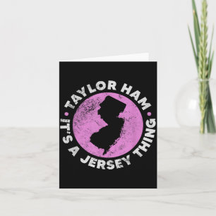 Taylor Ham It's A Jersey Thing New Jersey Rk Roll Card