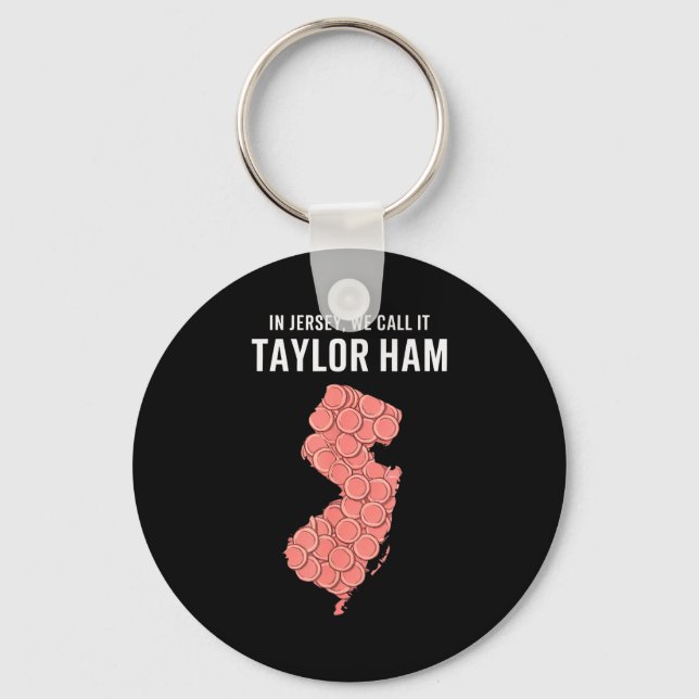 Taylor Ham Shirt - Nj Breakfast Staple Rk Roll Des Key Ring (Front)