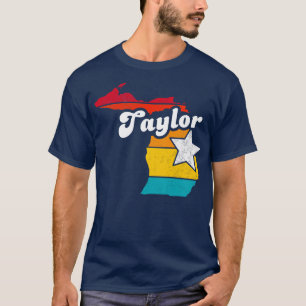 Taylor Michigan Vintage Distressed Souvenir 2 T-Shirt
